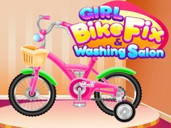 Spel Flicka Cykel Reparation Tvättsalong på nätet
