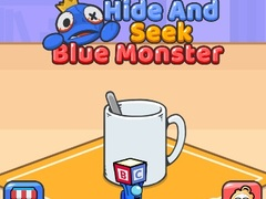 Spel Gömma och söka: Blått monster på nätet