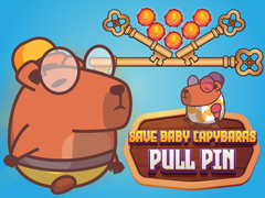 Spel Rädda baby capybaras Pull Pin på nätet