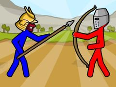Spel Stickman: Kungarikets Kollision på nätet