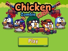 Spel Kyckling Zombie Kollision på nätet
