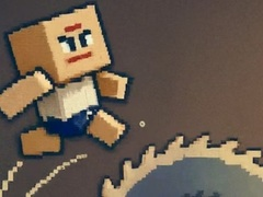 Spel Cubeman Såg Flykt på nätet