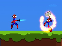 Spel Stickman Strid på nätet