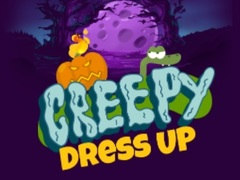 Spel Creepy Klädsel på nätet