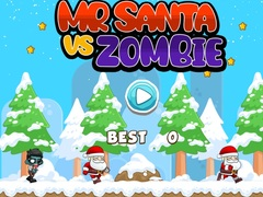 Spel Mr. Jul mot Zombie på nätet