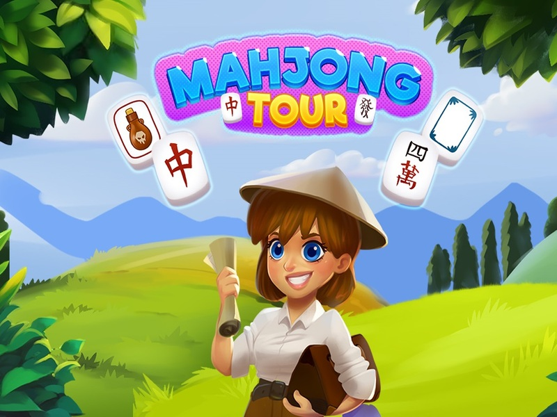 Spel Mahjong turné på nätet