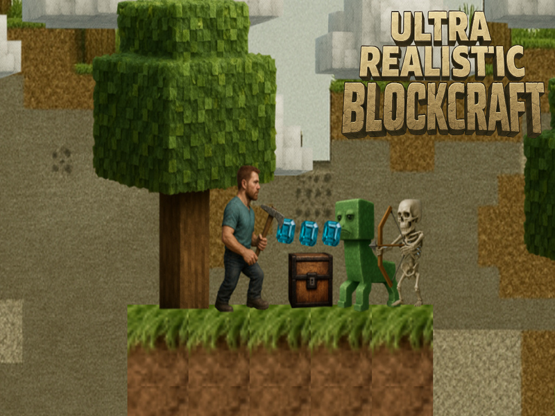 Spel Ultra Realistic Blockcraft på nätet