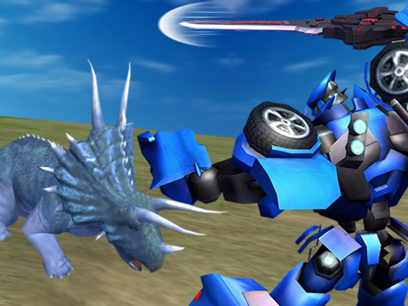 Spel Jurassic Dinosaur Mech Battle på nätet