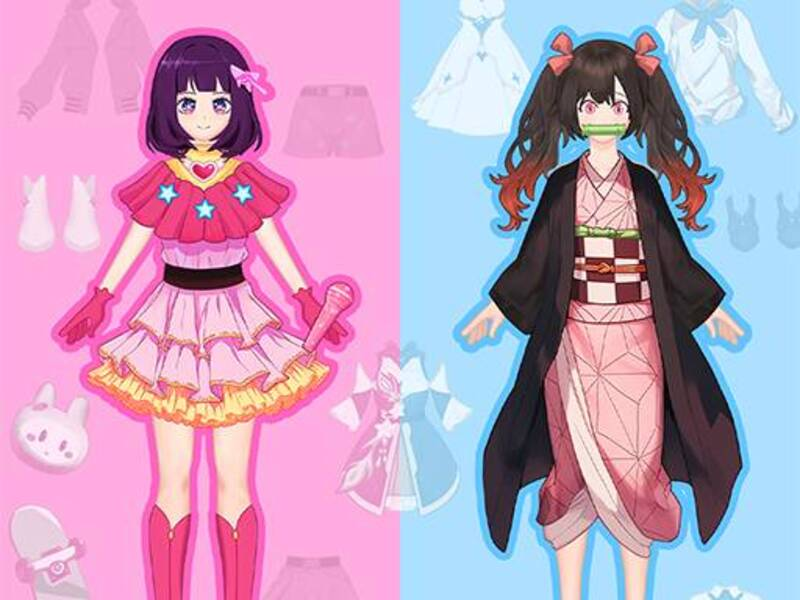 Spel Anime Doll- DIY Cosplay Girl på nätet