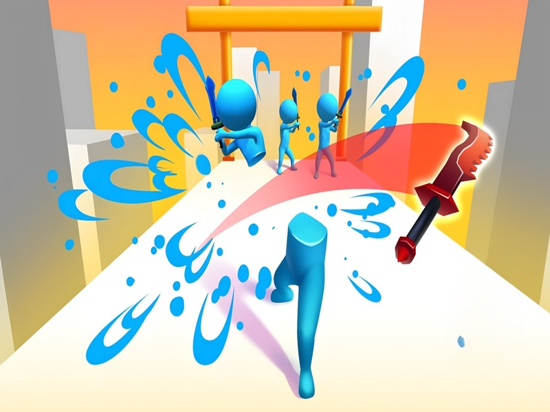 Spel Svärdspel! Ninja skivlöpare på nätet