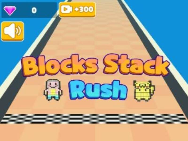 Spel Block Stack Rush på nätet