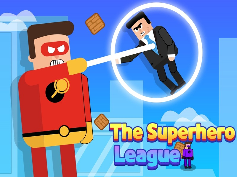 Spel Superhjälte ligan på nätet