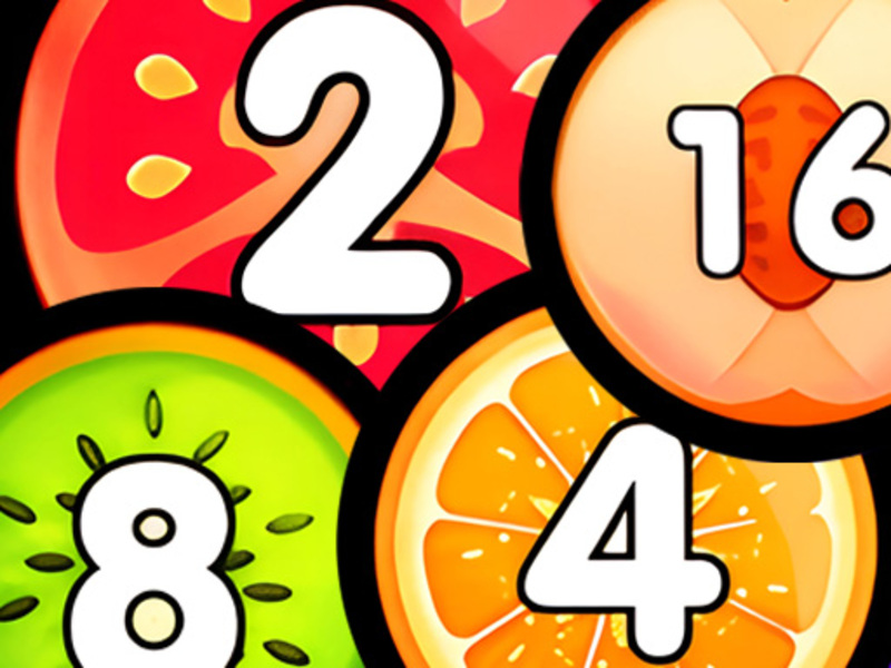 Spel Merge Balls Shooter 2048 Connect Fruits på nätet