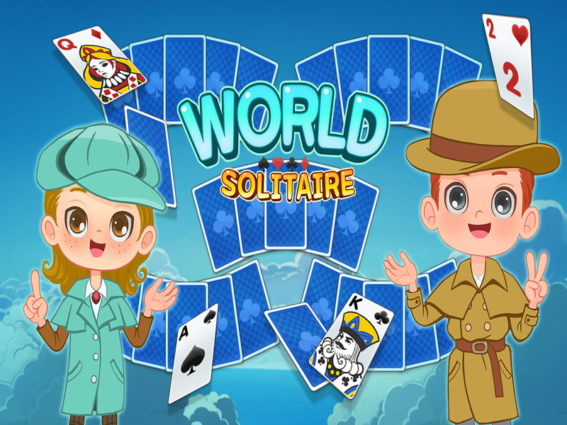Spel World Solitaire Tripeaks på nätet
