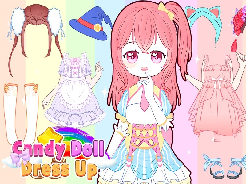 Spel Candy Doll klä sig ut på nätet