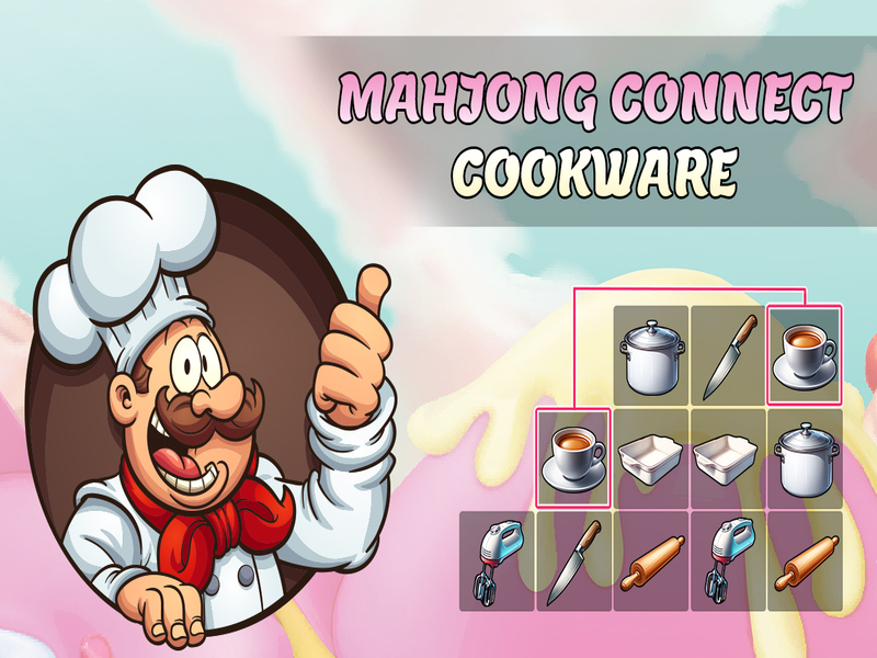 Spel Mahjong Connect Cookware på nätet