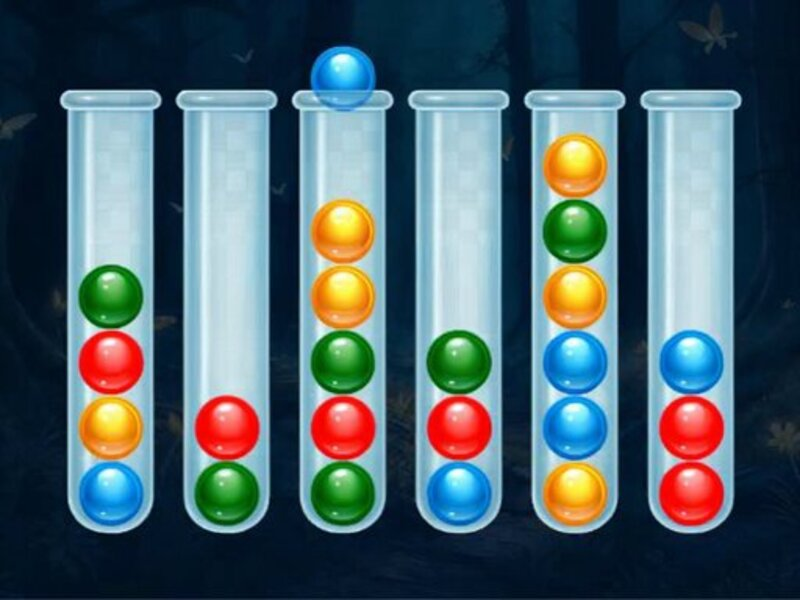 Spel Bubbel sortering oändlig remastered på nätet