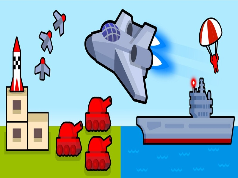 Spel Bomberplan: 2D Air Strike på nätet