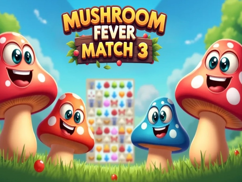 Spel Svampfeber Match 3 på nätet