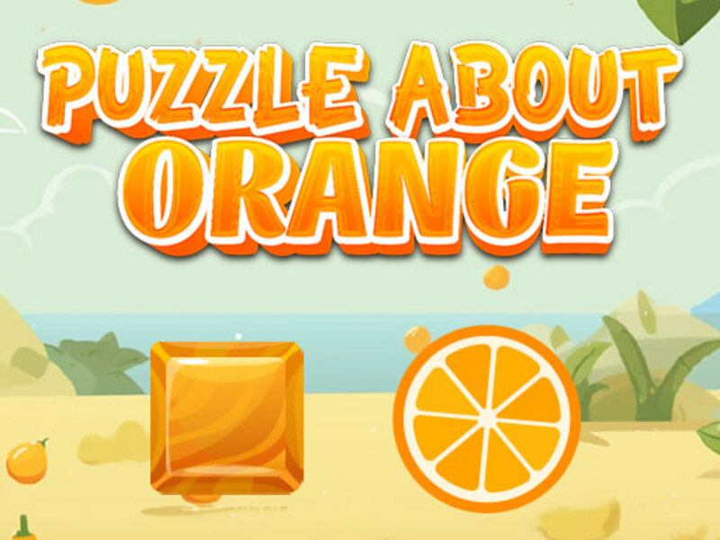 Spel Pussel om orange på nätet