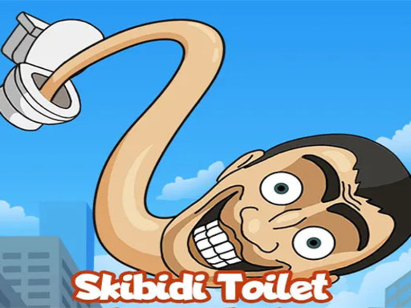 Spel Skibidi toalettrörelse ansikte på nätet