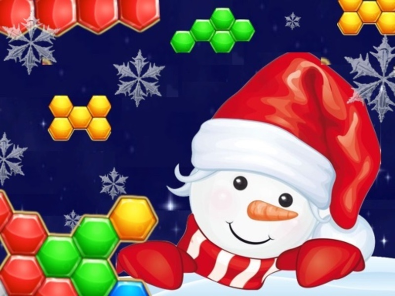 Spel Hexa Sort: Winter Edition på nätet