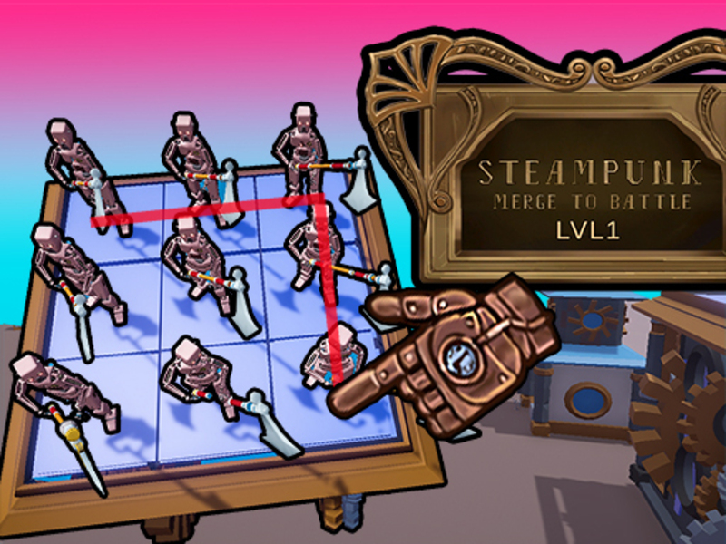 Spel Steampunk sammanslagning till strid på nätet
