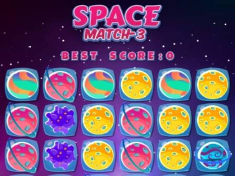 Spel Rymdmatch3 på nätet