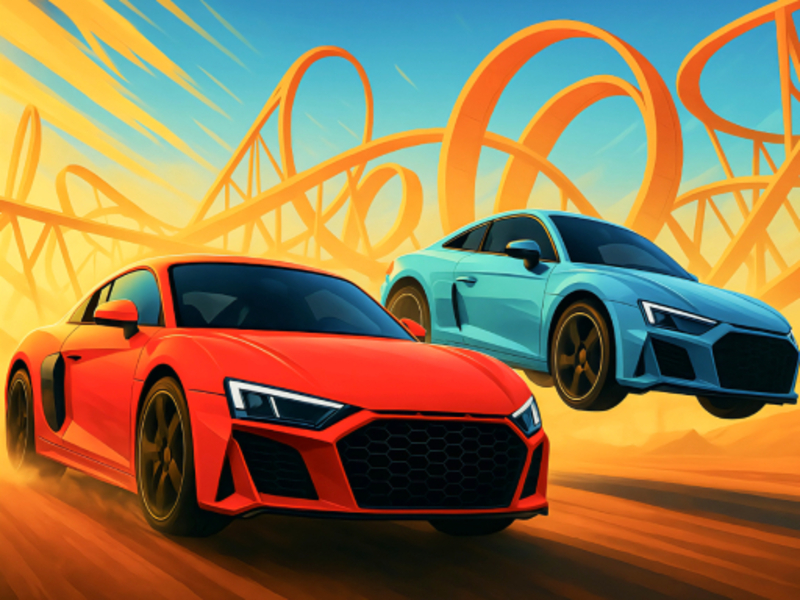 Spel Två stunt racers på nätet