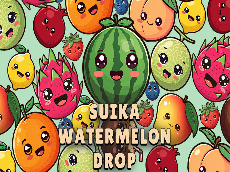Spel Suika vattenmelon droppe på nätet