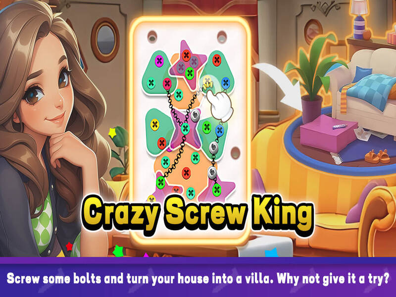 Spel Crazy Screw King på nätet