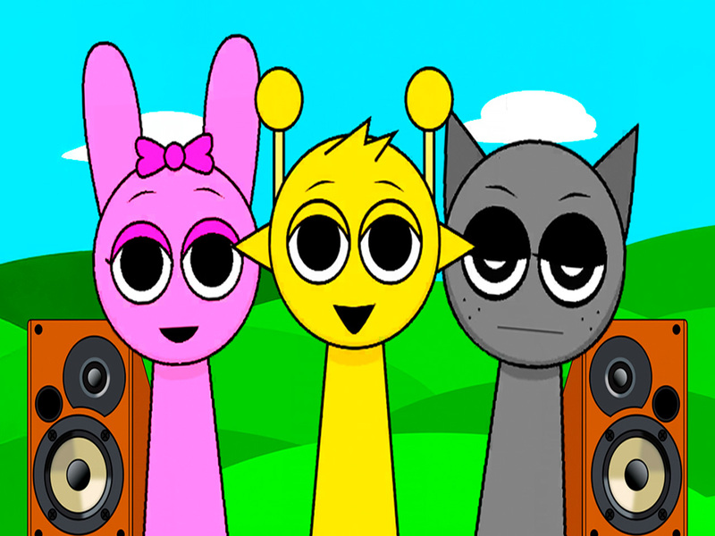 Spel Sprunki Monster Music Beats på nätet