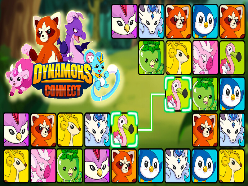 Spel Dynamons ansluter på nätet