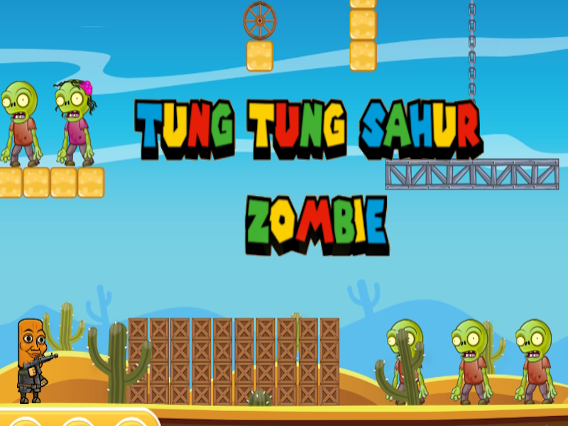 Spel Tung Tung Sahur Zombie på nätet