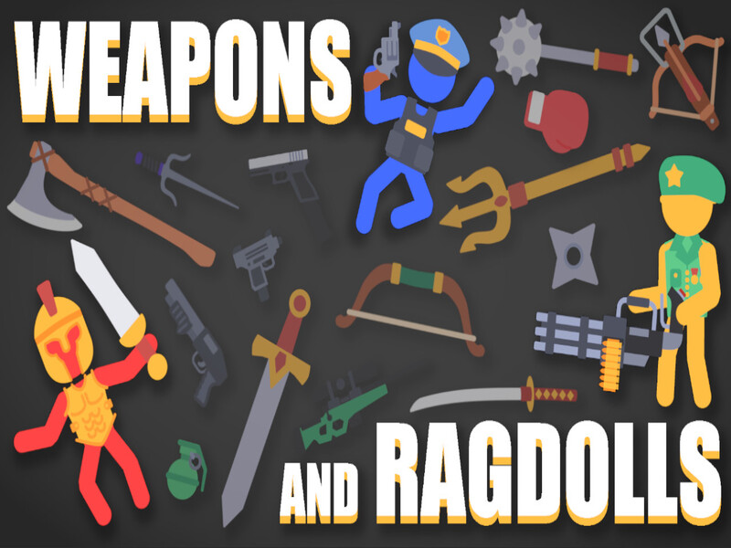 Spel Vapen och ragdolls på nätet
