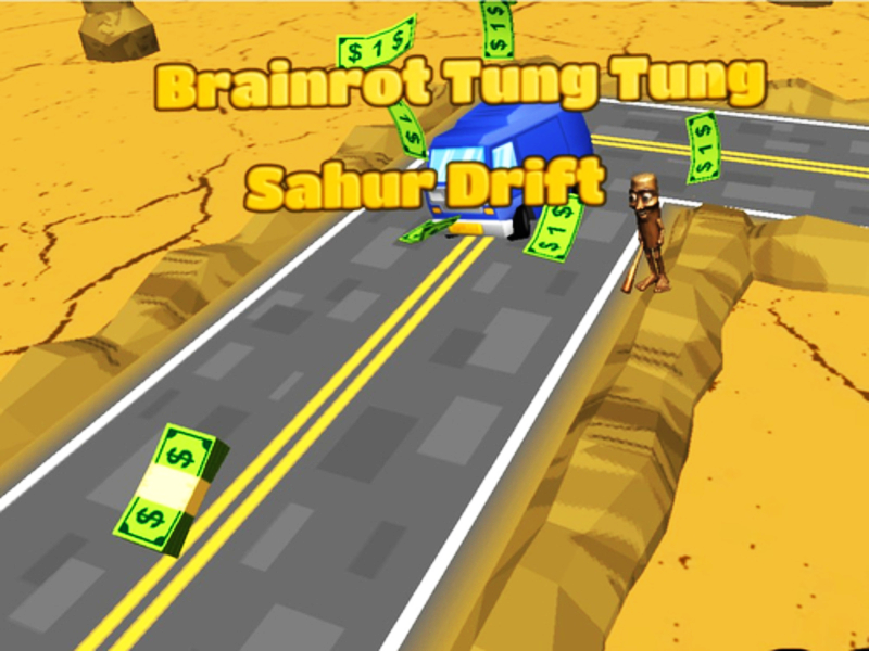 Spel Brainrot Tung Tung Sahur Drift på nätet