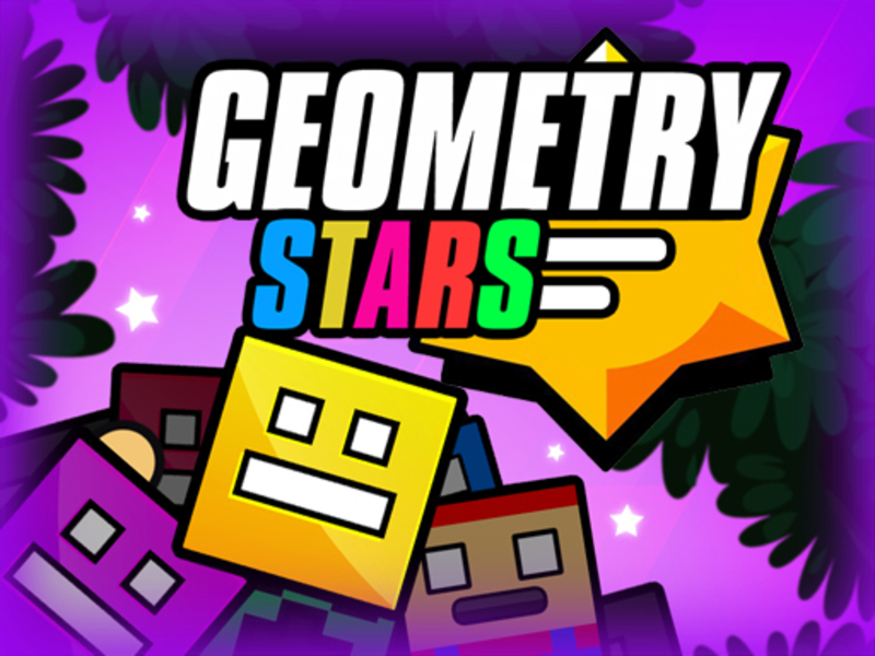 Spel Geometri stjärnor på nätet