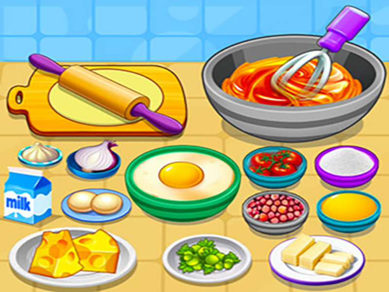 Spel Koka bakade rätter och desserter på nätet