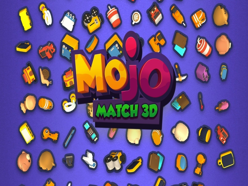 Spel Mojo Match 3D på nätet