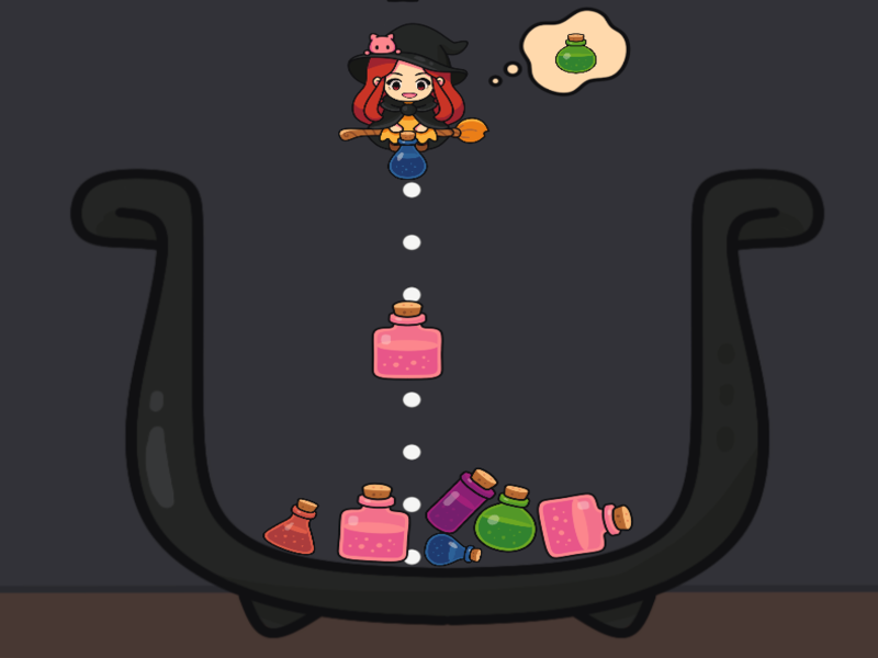 Spel Potion Symle Witch på nätet