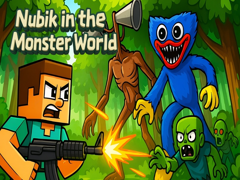 Spel Nubik i monstervärlden på nätet
