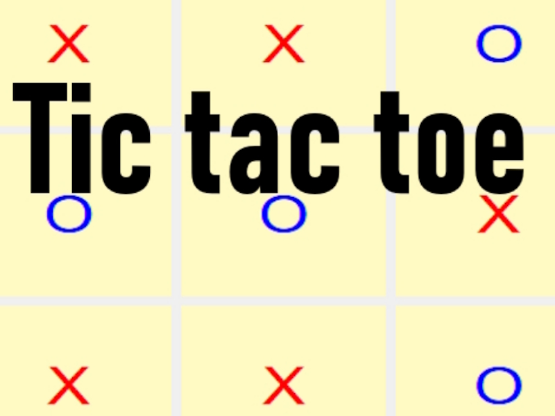 Spel Tic tac tå på nätet