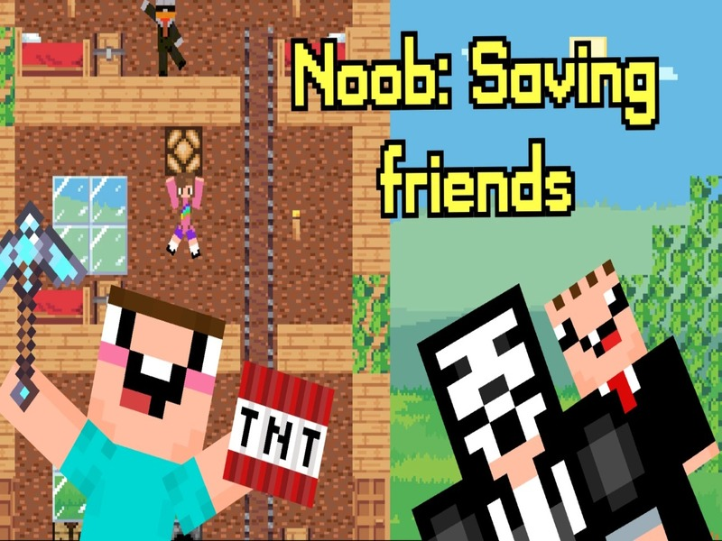 Spel Noob: rädda vänner på nätet