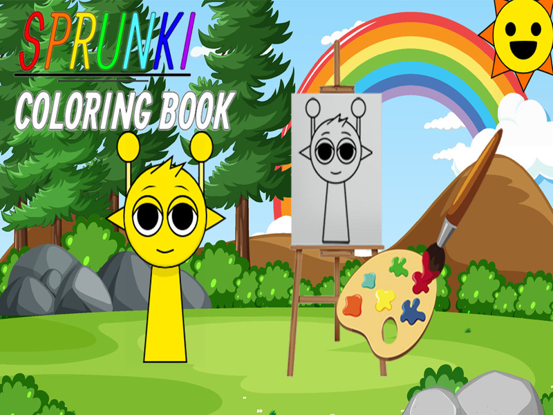 Spel Sprunki målarbok på nätet