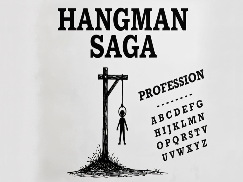 Spel Hangman saga på nätet