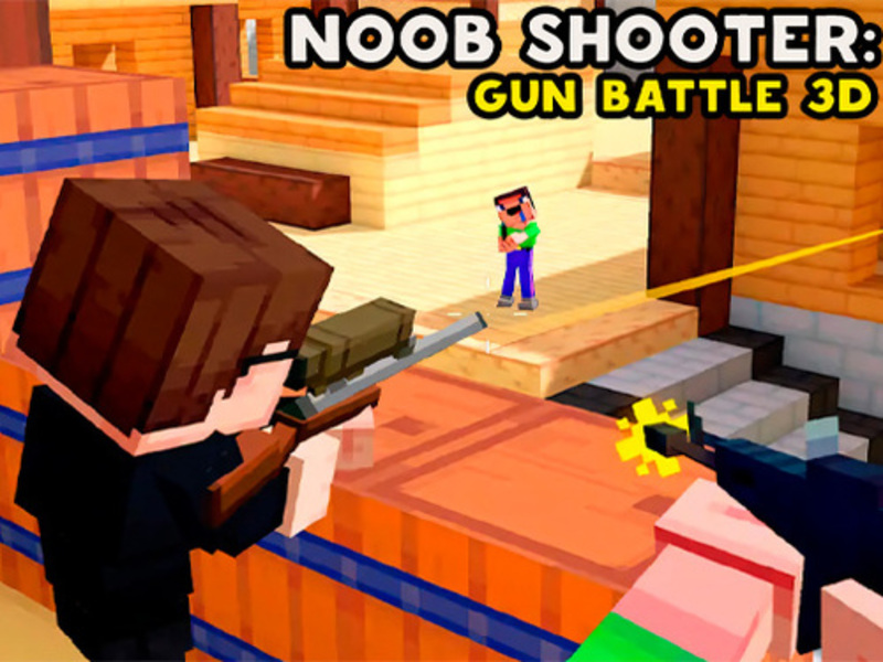 Spel Noob Shooter: Gun Battle 3D på nätet
