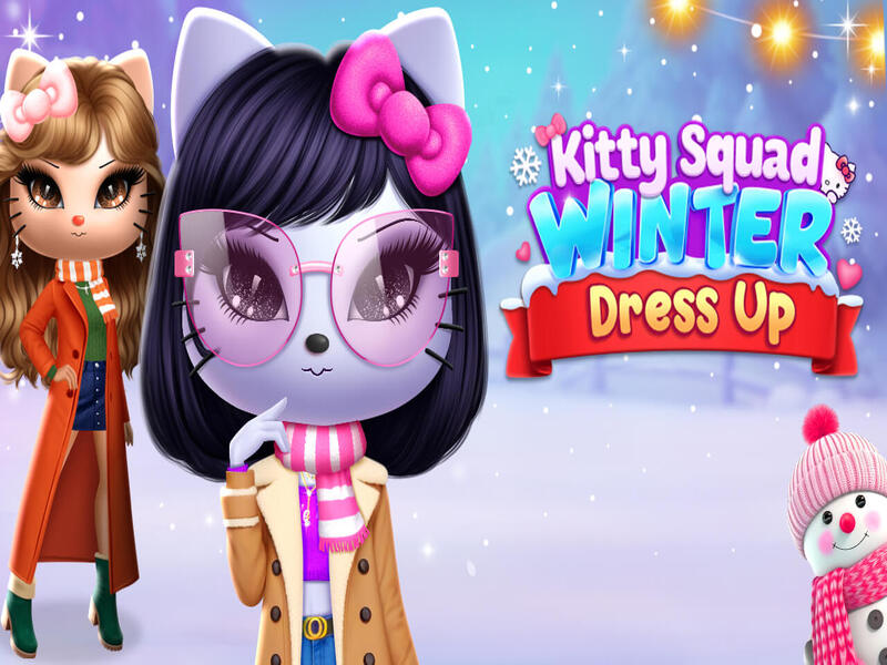 Spel Kitty Squad Winter Dress Up på nätet