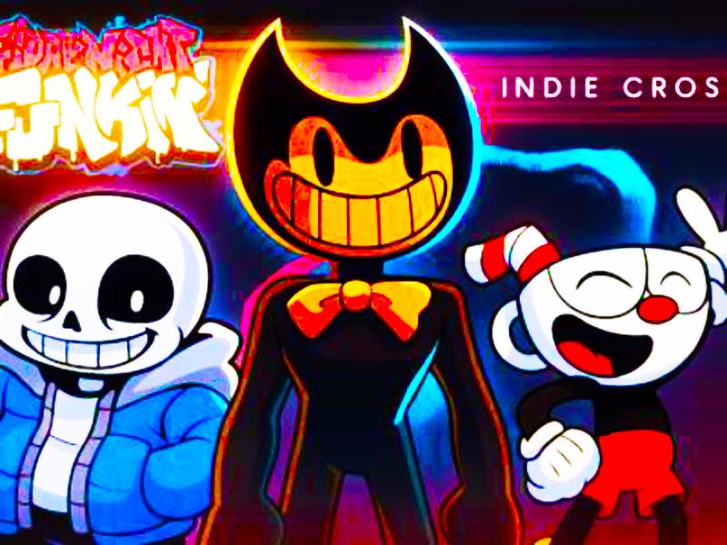 Spel FNF vs Indie Cross på nätet