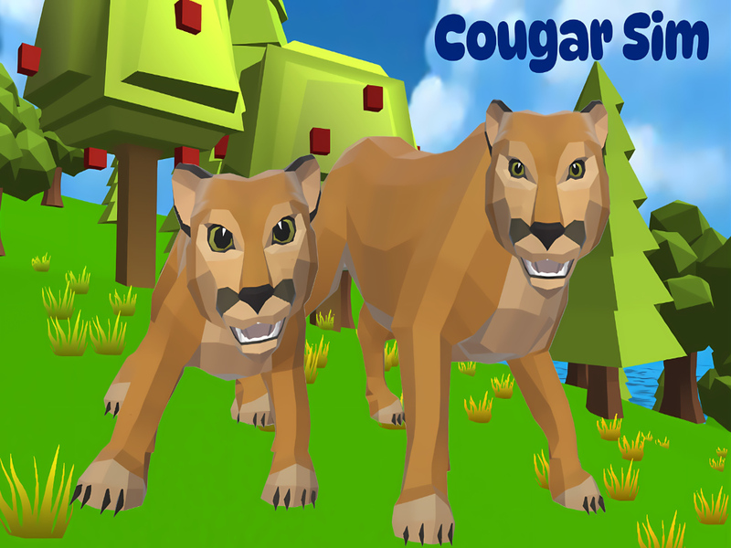Spel Cougar Simulator: Big Cats på nätet