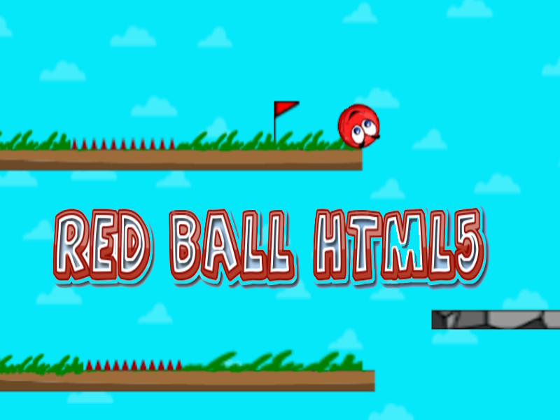 Spel Röd boll html5 på nätet